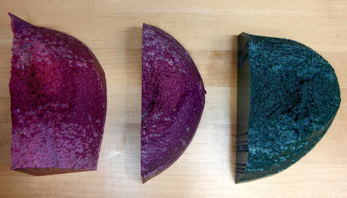 3D printed breast mammography phantoms. Image via Andreu Badal.