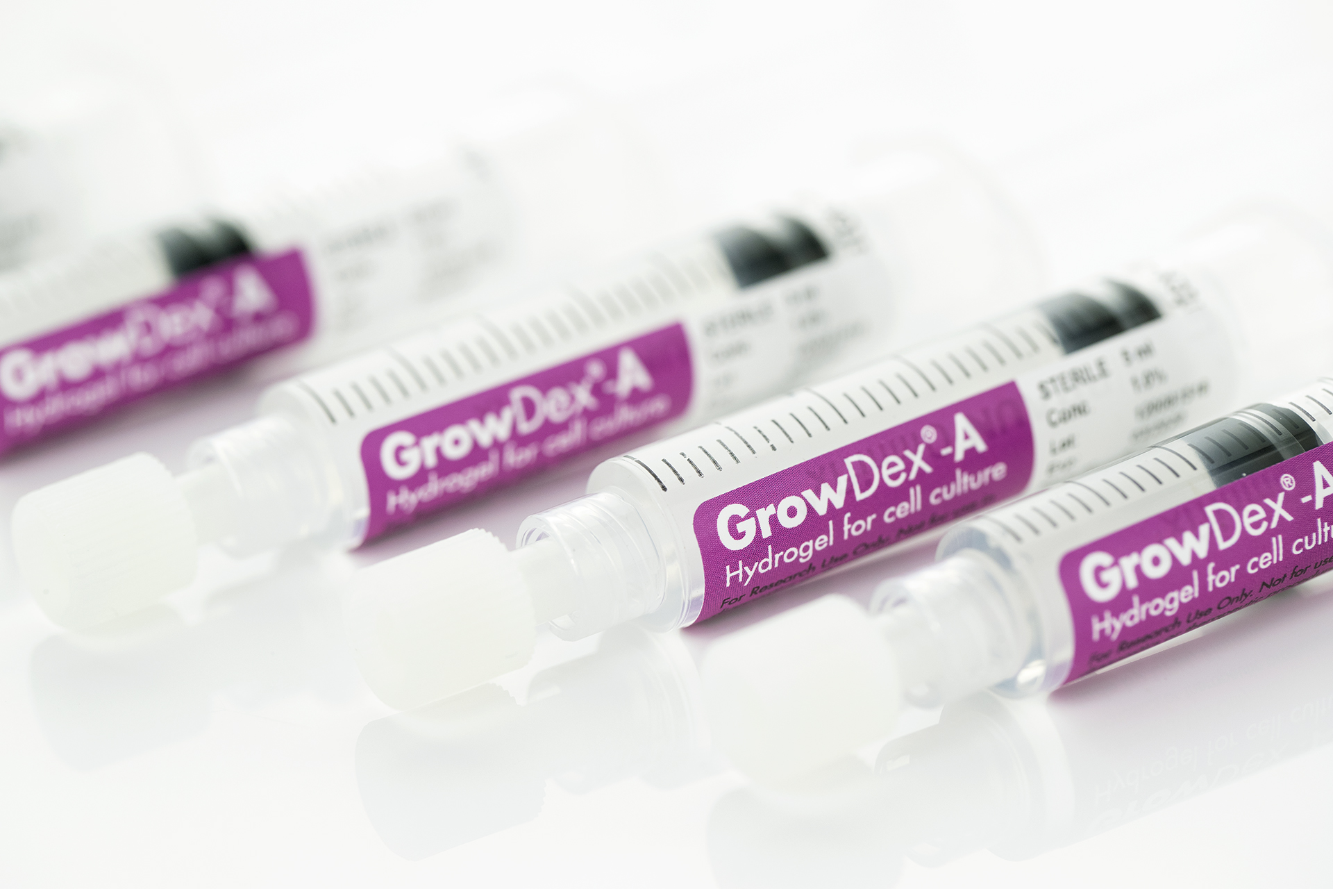 GrowInk 3D bioprinting materials. Photo via UPM.