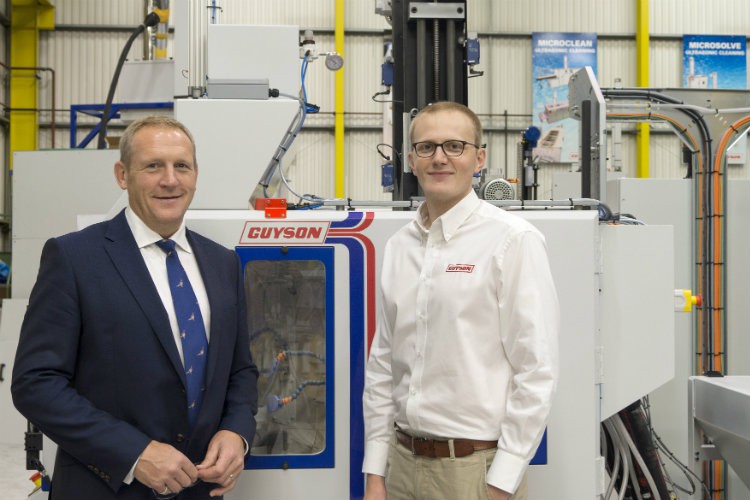 Gyson executives Mark Viner and Jimmy Thompson. Photo via Guyson.