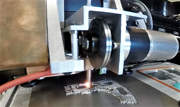 Joule Printing allows additive manufacturing of metal components. Photo via Digital Alloys.