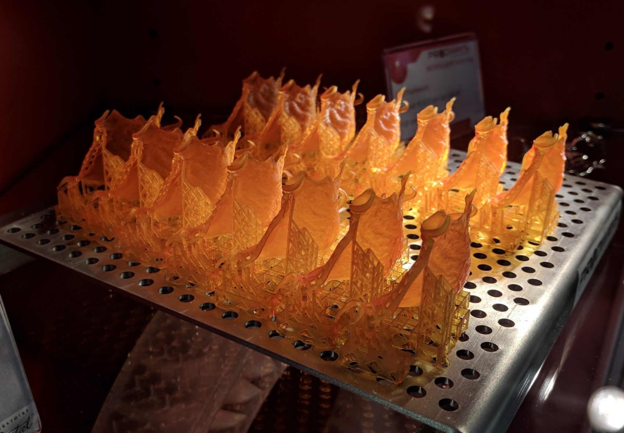 Prodways high precision 3D printing. Photo by Michael Petch.