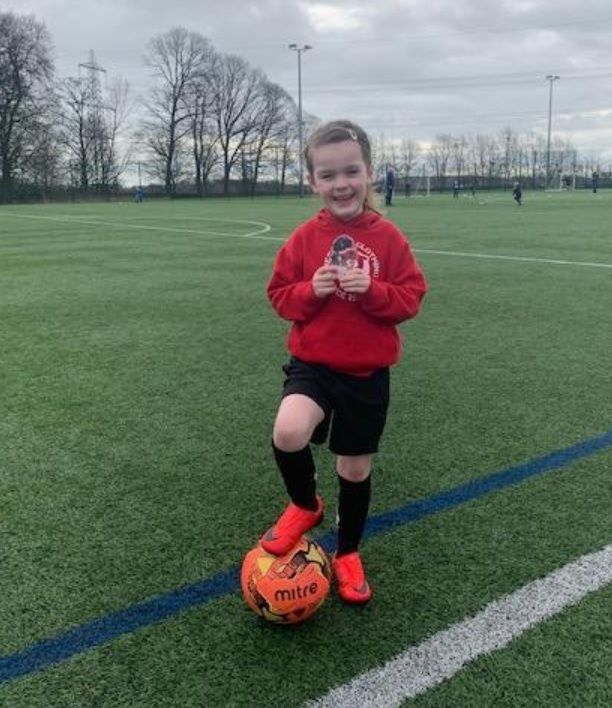 Leah Bennet, steadily recovering following surgery. Photo via 3D LifePrints.