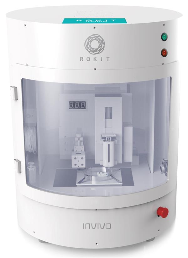 The ROKIT INVIVO 3D printer. Photo via ROKIT Healthcare. 